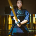 剑道 小姐姐,挥洒青春，剑舞飞扬